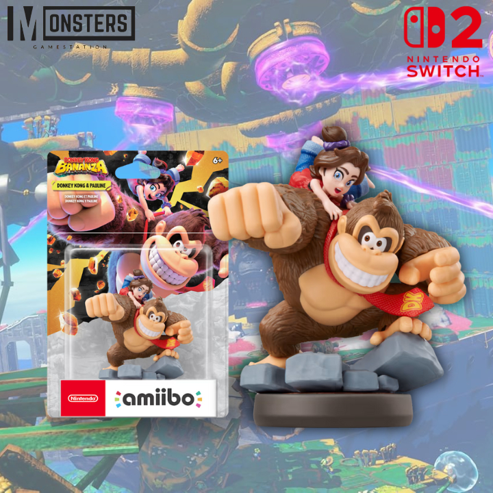 Nintendo Switch 2 Amiibo Donkey Kong & Pauline Donkey Kong [Nintendo Switch] [มือ1] (สินค้าพร้อมส่ง)