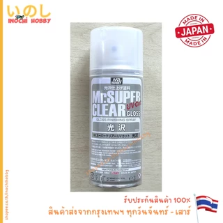 MR HOBBY SOLVENT BASED SUPER CLEAR B513 B522 (เงา), B514 B523 (ด้าน), B516 (กึ่งเงากึ่งด้าน) 170 ml. 513 514 516 522 523
