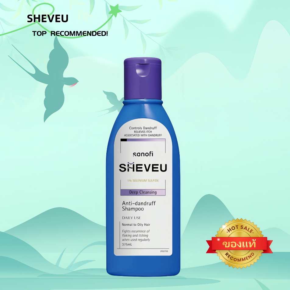 【ของแท้%】  SHEVEU Selenium Sulfide Sheveu Full & Thick /Soothes & Shines /Deep Cleansing  200ml แชมพ