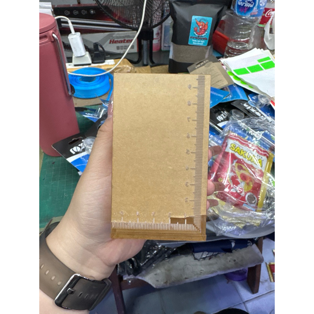 โหลอะคริลิควัดขนาดปลา 10x5x5 เซน