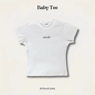 AHOLICBKK | เสื้อทรง BABY TEE TAGGED for Style
