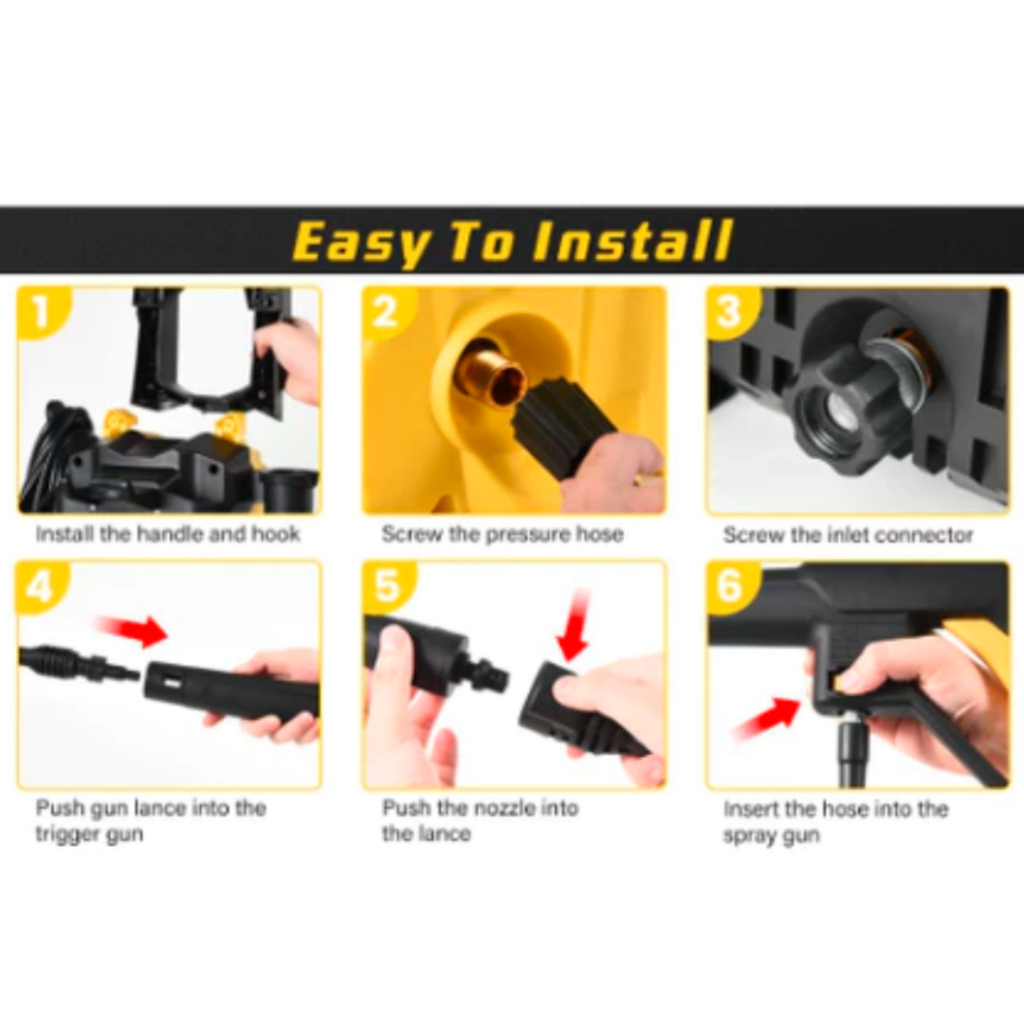 💥รับประกัน 2 ปี💥2025 Bosch G7/G8 Turbo สำหรับเครื่องฉีดน้ำแรงดันสูงรถยนต์ ปั๊มน้ำ - รูปที่ 6