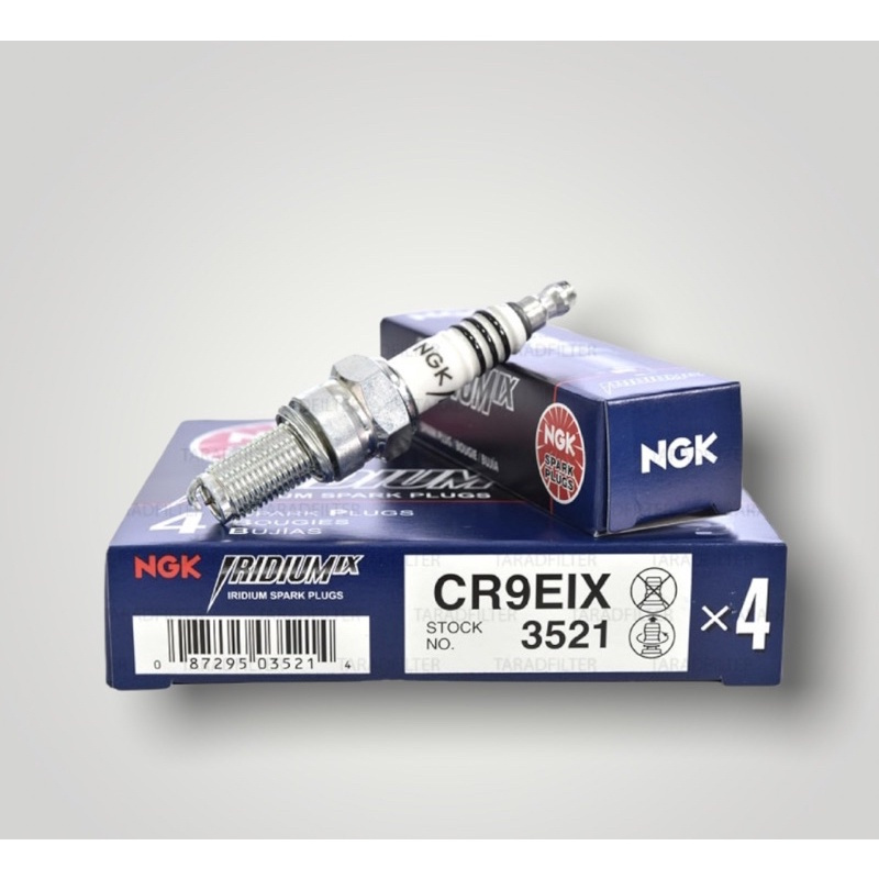 หัวเทียนNGK 3521 CR9EIX IRIDIUM Kawasaki ER6N,NINIA650,ZX-10,R,Z1000 YAMAHA : MIO125I,EXCITER150 R15