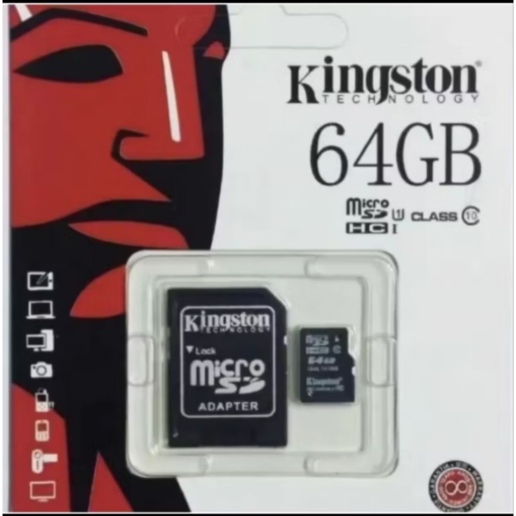 Micro SD card Kingston 64 GB Class 10