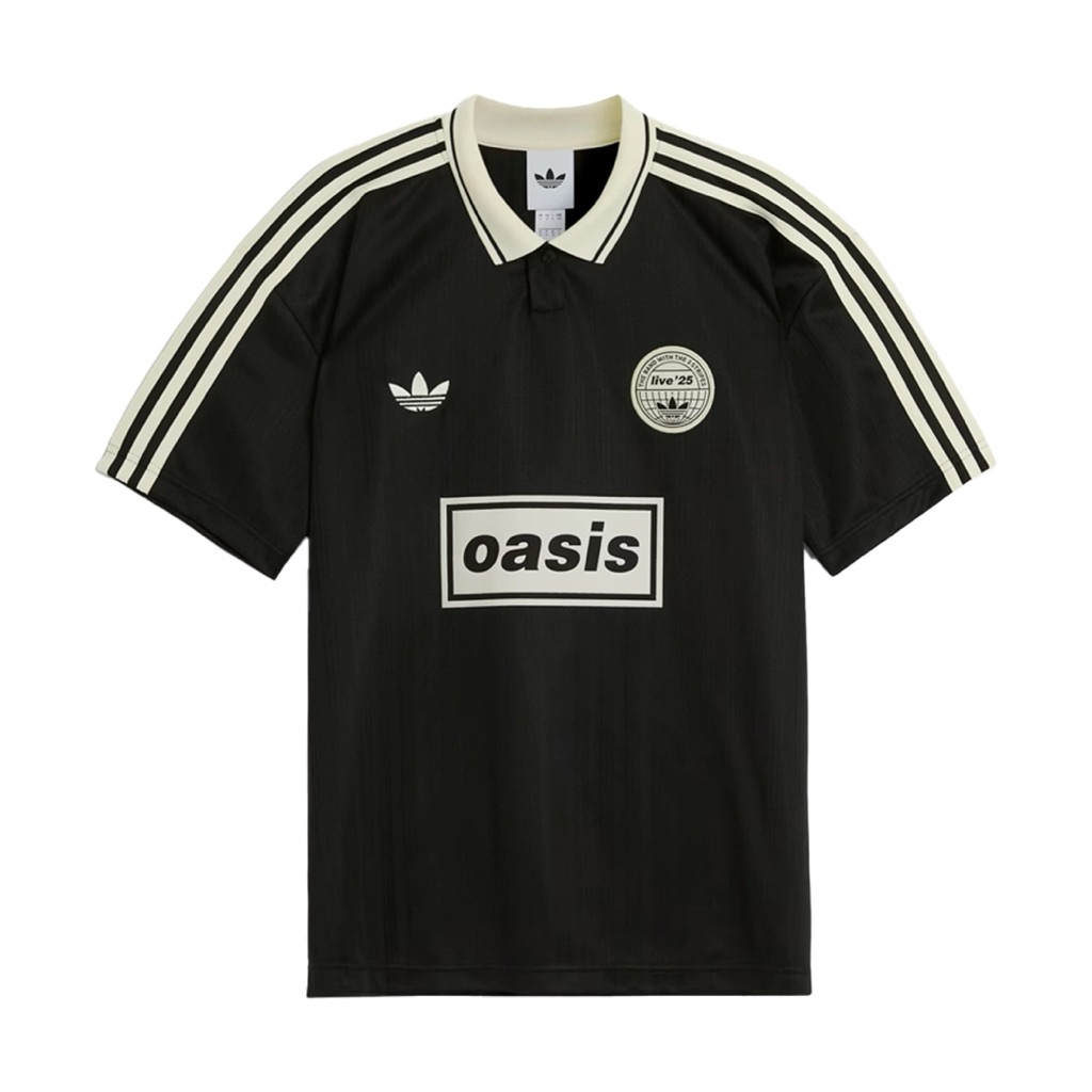 adidas x oasis jersey black size M หลัง london,uk