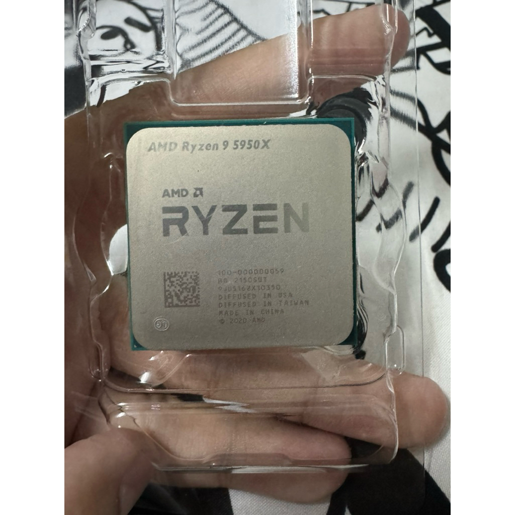 (มือสอง)Cpu Amd Ryzen R9 5950x 16c/32t มีแต่ตัว ใช้งานปกติ