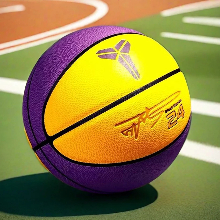ลูกบาสเก็ตบอล ลูกบาส บาสเกตบอล เบอร์ 7 ทำจากหนัง PU คุณภาพสูง Basketball NBA คุณภาพสูง สามา
