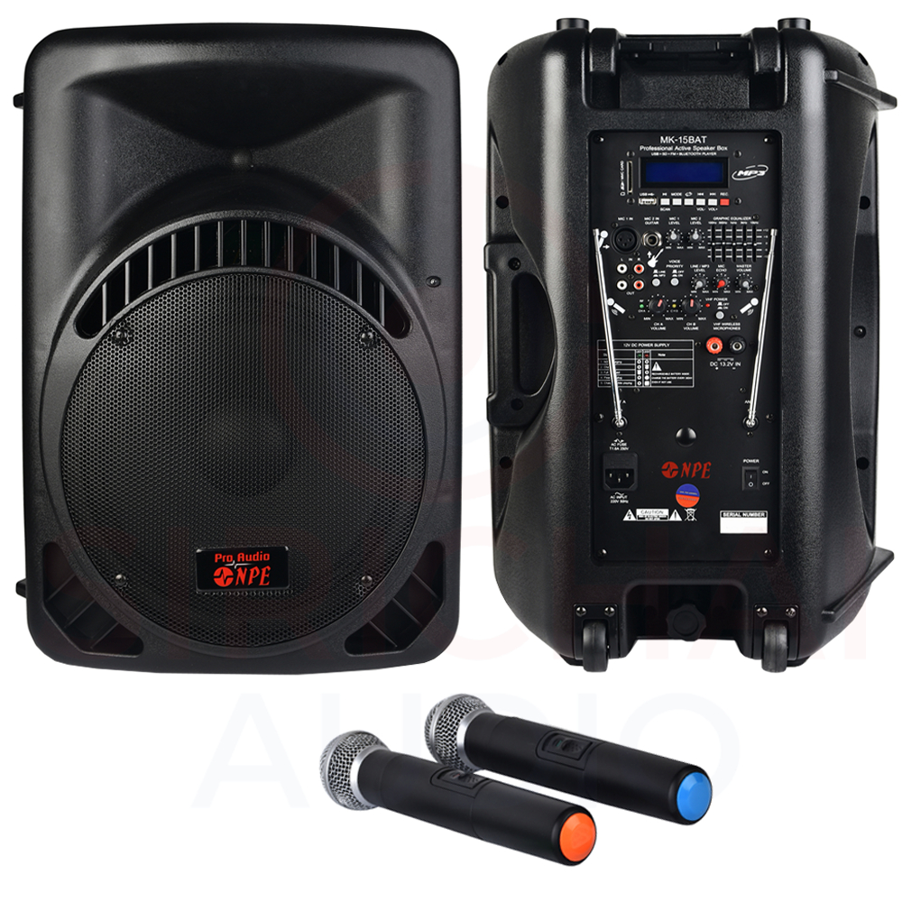 ลำโพงล้อลาก NPE 15 นิ้ว MK15BAT
