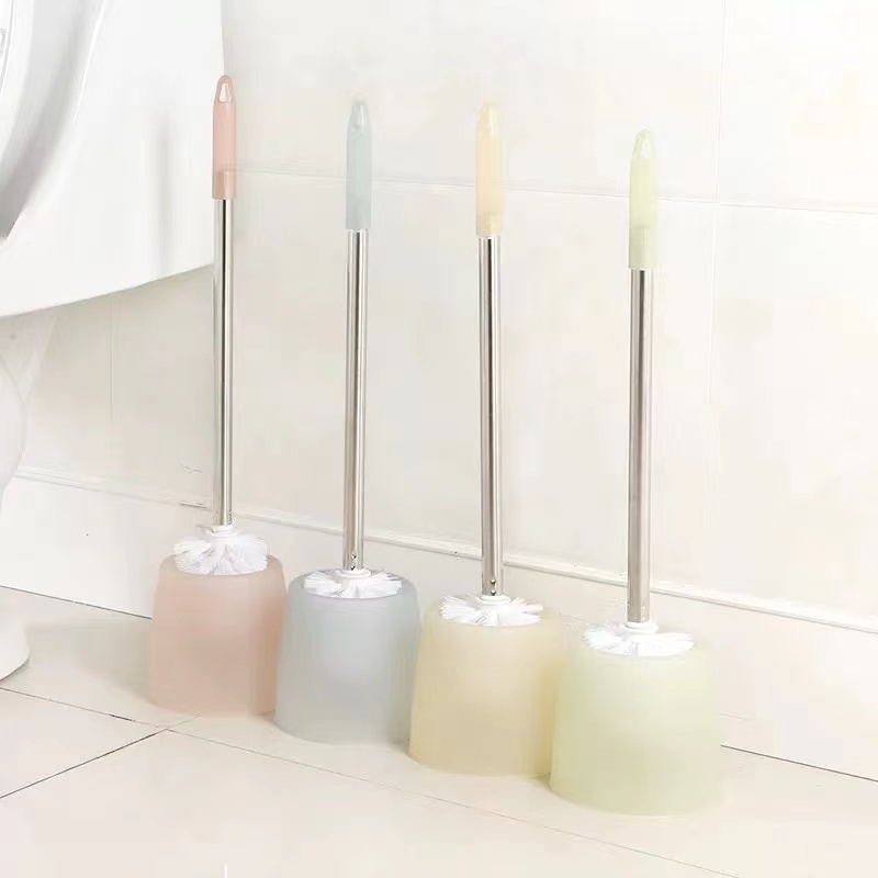 แปรงขัดห้องน้ำ แปรงล้างสุขภัณฑ์ แบบหัวกลม ที่ขัดห้องน้ำ ไม้ขัดส้วม ได้ทั้งแขวนและตั้งไม่ต้องเจาะรูให้พนังเสียหาย - รูปที่ 6