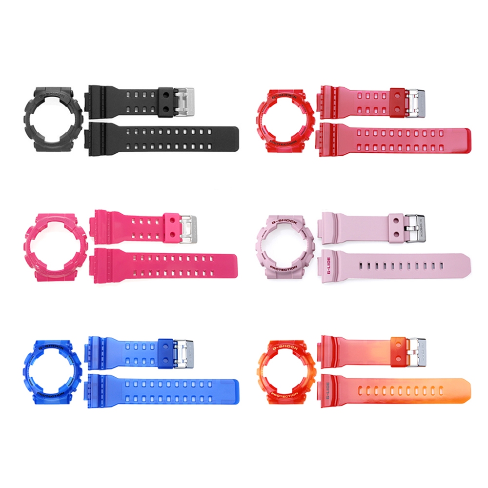 Casio G-Shock กรอบและสาย รุ่น GA-100-1A1,GA-100,GA-110,GA-120,GA-140,GAX-100,GD-100,GD-120 ของแท้ 10