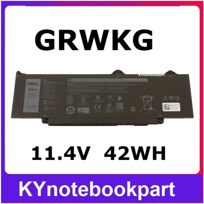 BATTERY ORIGINAL DELL แบตเตอรี่ ของแท้ Latitude 3340 3440 5340 5440 5540  Precision 3480 3580 GRWKG