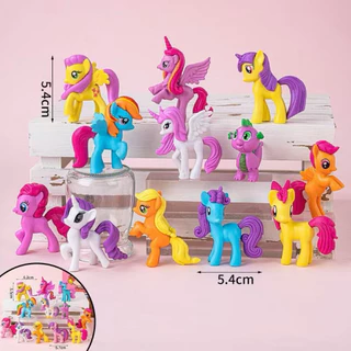 โมเดลมายลิตเติ้ลโพนี่ 12 ตัว (PVC)