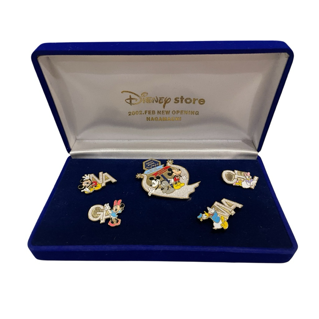 Disney Japan-Nagamachi Grand Opening Pins Set