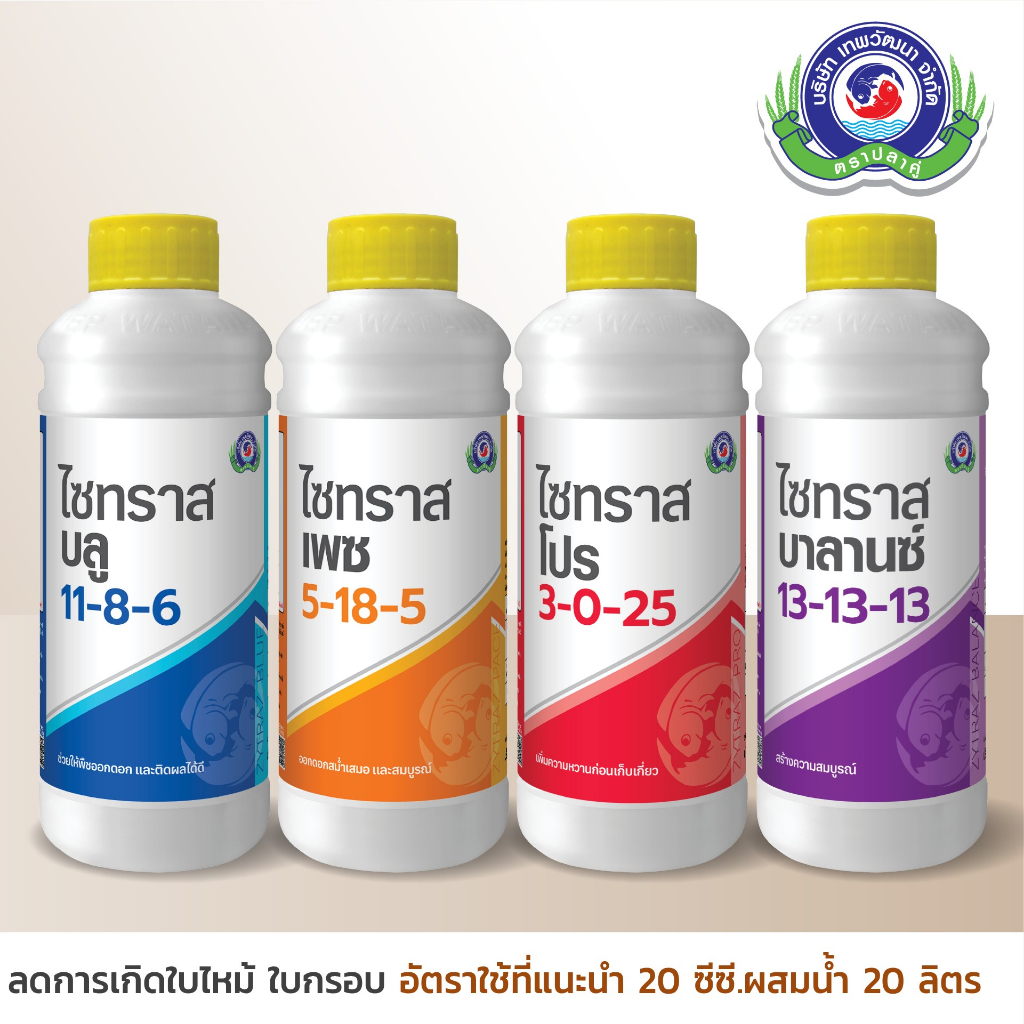 ขนาด 1 ลิตร ไซทราส บลู ปุ๋ยเหลวสูตร 11-8-6 บำรุงต้นให้โตไว ใบใหญ่ ใบเขียว เพิ่มการแตกกอ และเสริมลูกใหญ่ก่อนเก็บเกี่ยว ราคา ถูกที่สุด ดีลบีเคเค แกลเลอรีภาพที่ 3