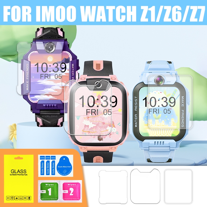 สำหรับ imoo Z1/Z6/Z7 ฟิล์ม imoo Z1/Z6/Z7 CLEAR/ป้องกันไฟสีม่วง 2.5D ป้องกันหน้าจอฟิล์มแก้วนิรภัย ฟิล์มป้องกันลายนิ้วมือ