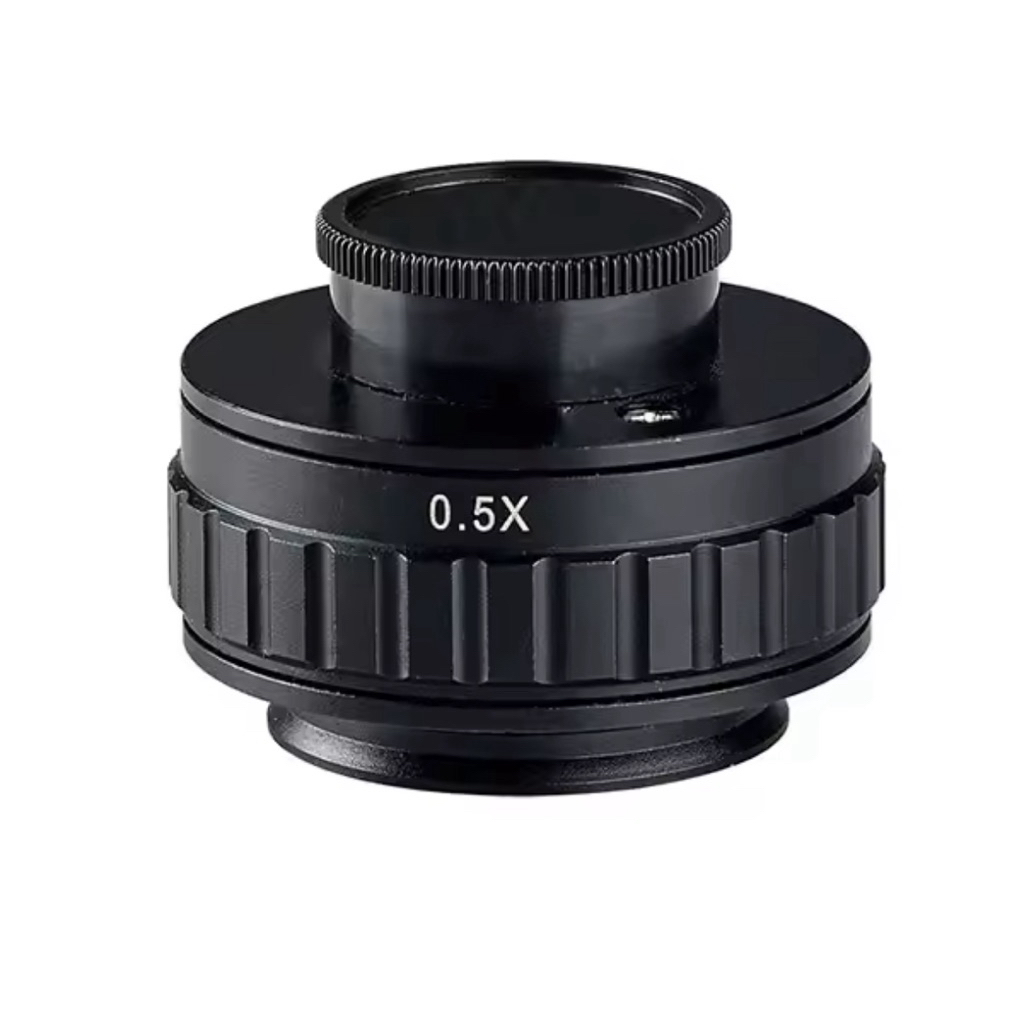 0.35X/0.5X CTV โฟกัสปรับ C-mount อะแดปเตอร์แหวน 38 มม.สําหรับกล้องจุลทรรศน์สเตอริโอ
