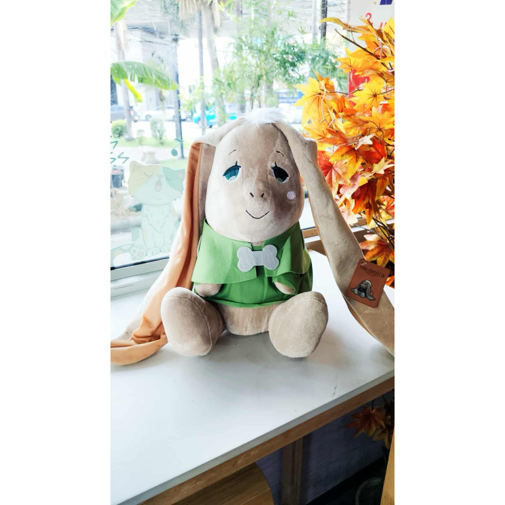 แท้/มือ1 RARE Final Fantasy XIV FFXIV Wind-up Nu Mou Plush doll 2020