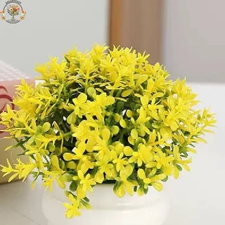 ดอกไม้ปลอม กระถางต้นไม้ปลอม พร้อมแจกัน พลาสติก สําหรับตกแต่งบ้าน
