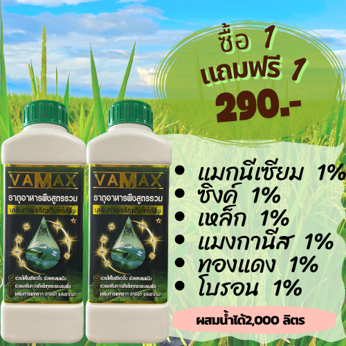 VAMAX ปุ๋ยธาตุอาหารรวมเข้มข้นเสริมอะมิโน