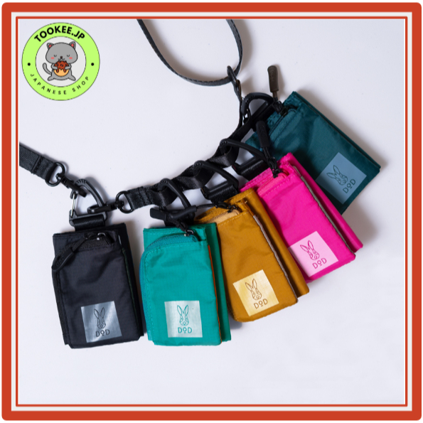 DOD Usazenire มินิกระเป๋าสตางค์ – แบบพับสามตอน กระเป๋าสตางค์ยูนิเซ็กส์สำหรับกิจกรรมกลางแจ้ง พร้อมสาย