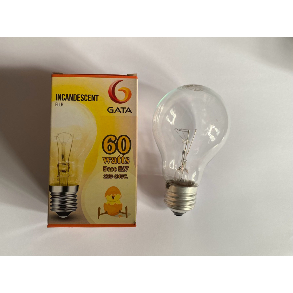 PANASONIC หลอดไฟ หลอดไส้ 60 วัตต์หลอดโทนสีส้ม วอร์มไวท์