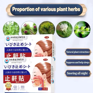 🇯🇵ญี่ปุ่น (12ชิ้น) เทปลดอาการนอนกรน ป้องกันการนอนกรน ลดคอแห้ง ส่งเสริมการนอน Snore Reducing Pad