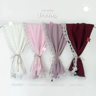 ผ้าคลุมชีฟอง premium ฮิญาบสามเหลี่ยมสวมสำเร็จ ( รุ่น Freshy ) ☁️
