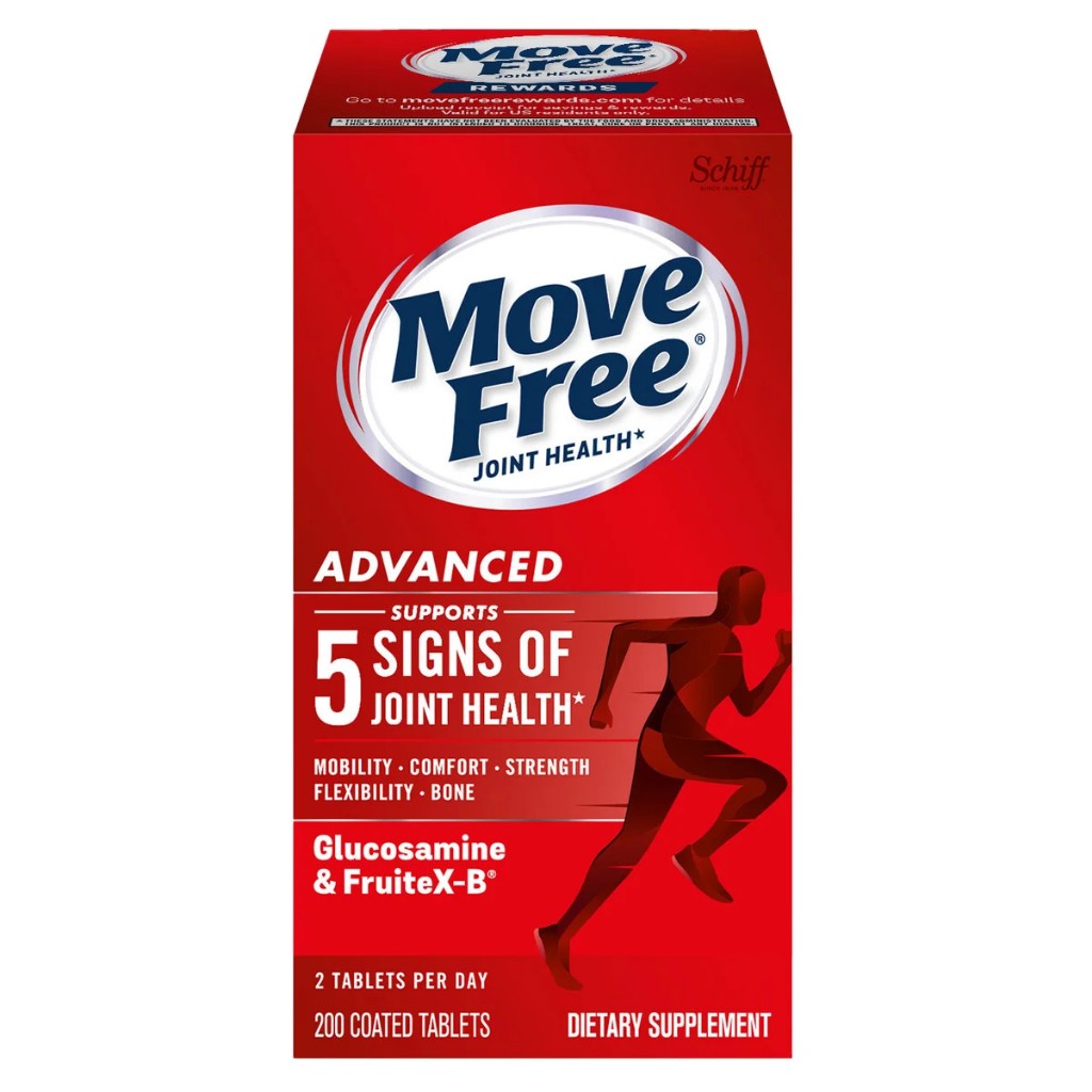 Schiff Move Free Advanced Joint Supplement, 200 Coated Tablets