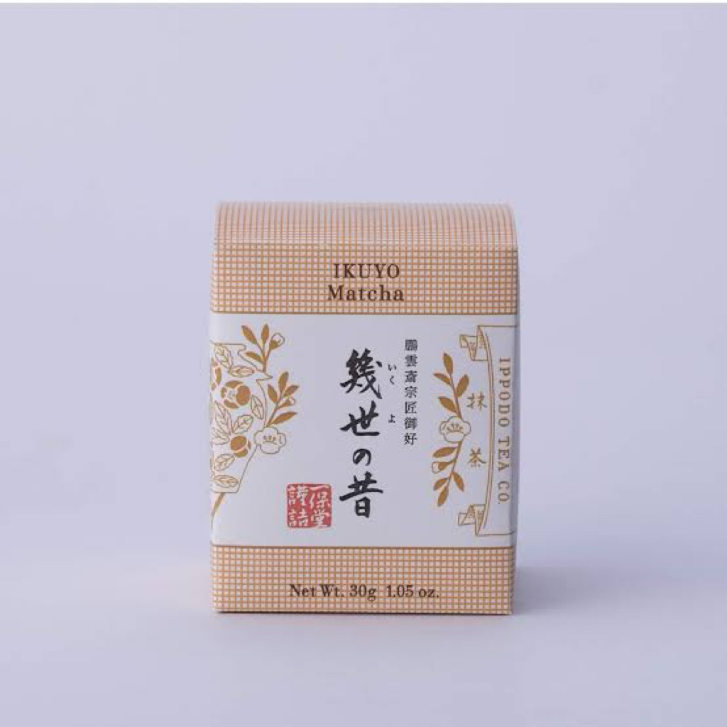(พร้อมส่ง)Ippodo Tea Kyoto Since 1717 Ikuyo - Balanced Matcha 30g Box - Medium & Snappy