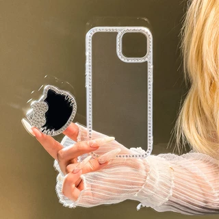 เคสโทรศัพท์ For iPhone 13 11 16 17 pro max Case iPhone 11 15 pro max 14 12 13 pro max เคสโทรศัพท์เพชร เป็นมันวาว ขั้นสูง