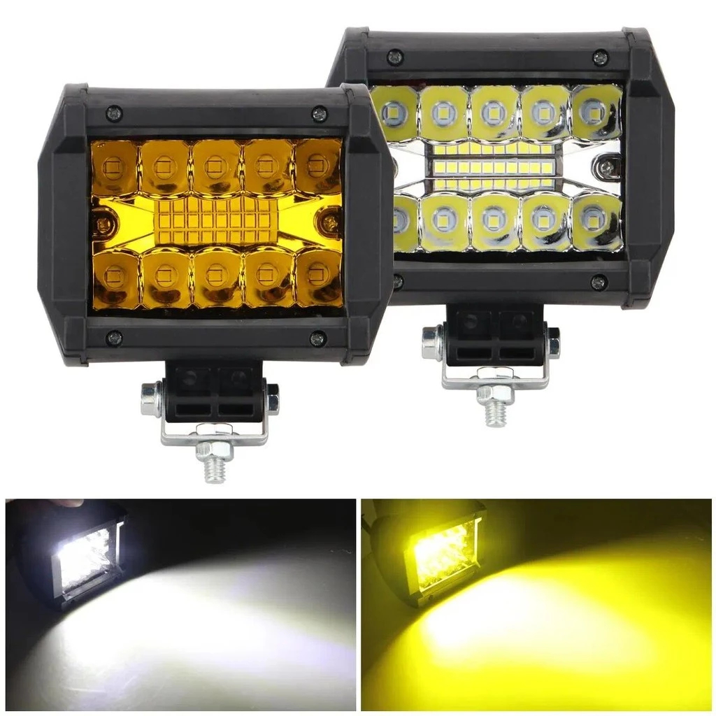CWL สปอตไลท์แถบ LED 20 สปอตไลท์ 60W รถจักรยานยนต์ 60W ทำงานรถจักรยานยนต์กันน้ำเหมาะสำหรับรถ SUV เรือ