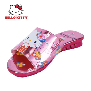 Hello Kitty รองเท้าแตะคิตตี้แบบสวมลายน่ารัก น้ำหนักเบา(ไม่เสริมส้น) รองเท้าน่ารัก รุ่นKTL-569