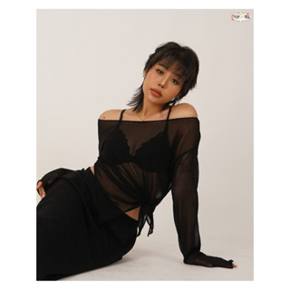 CUPPA - JELLYFISH see-through Top (2 สี) Cuppa x Pimwa เสื้อ…