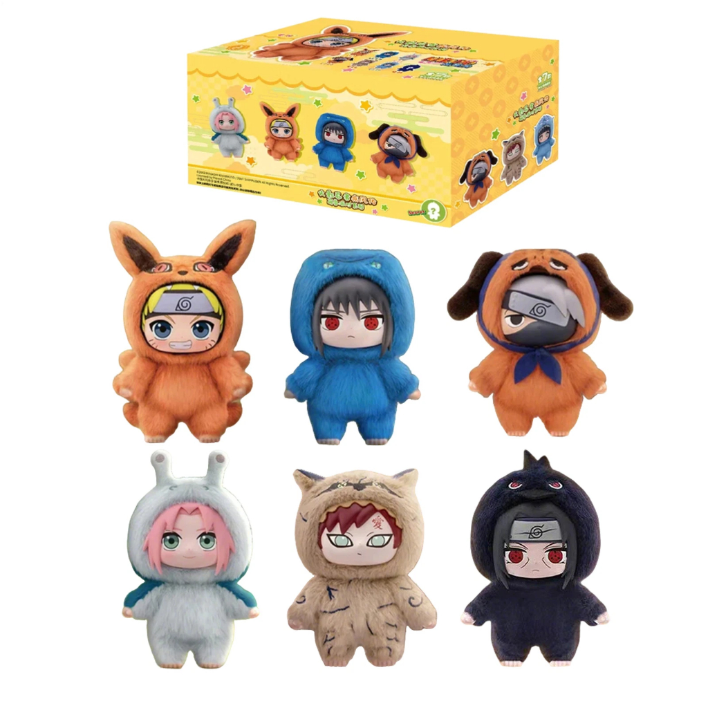 ACTIONCITY - Naruto Doll Costume Plush Pendant Blind Box - กล่องจุ่ม - Single Box