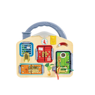 Hape - Lock & Learn Playboard กระดานรูปล็อคบ้าน 3Y+