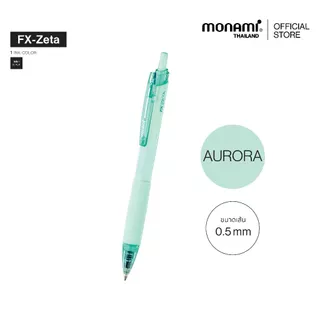 Monami ปากกาลูกลื่น รุ่น FX Zeta ด้ามสีพาสเทล หมึกดำ ขนาดหัว 0.5 มม.