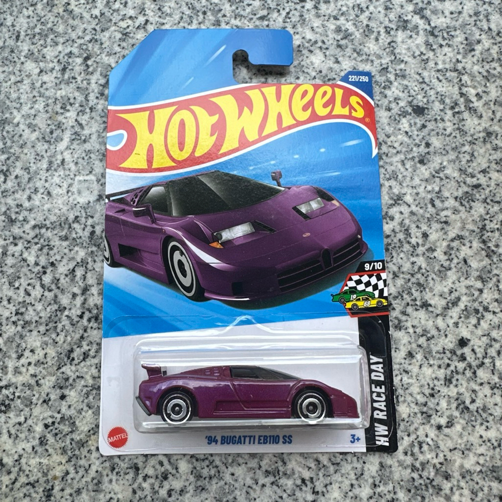 รถเหล็ก Hotwheels Bugatti Eb110 SS