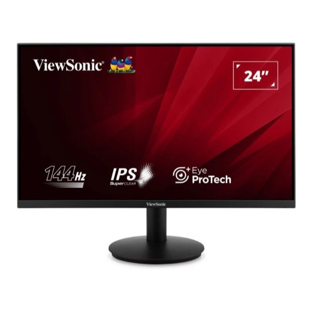 ViewSonic VA24G1-H 24" Full HD 144Hz Monitor with Fast 1ms Response Time 3 years on-site service war