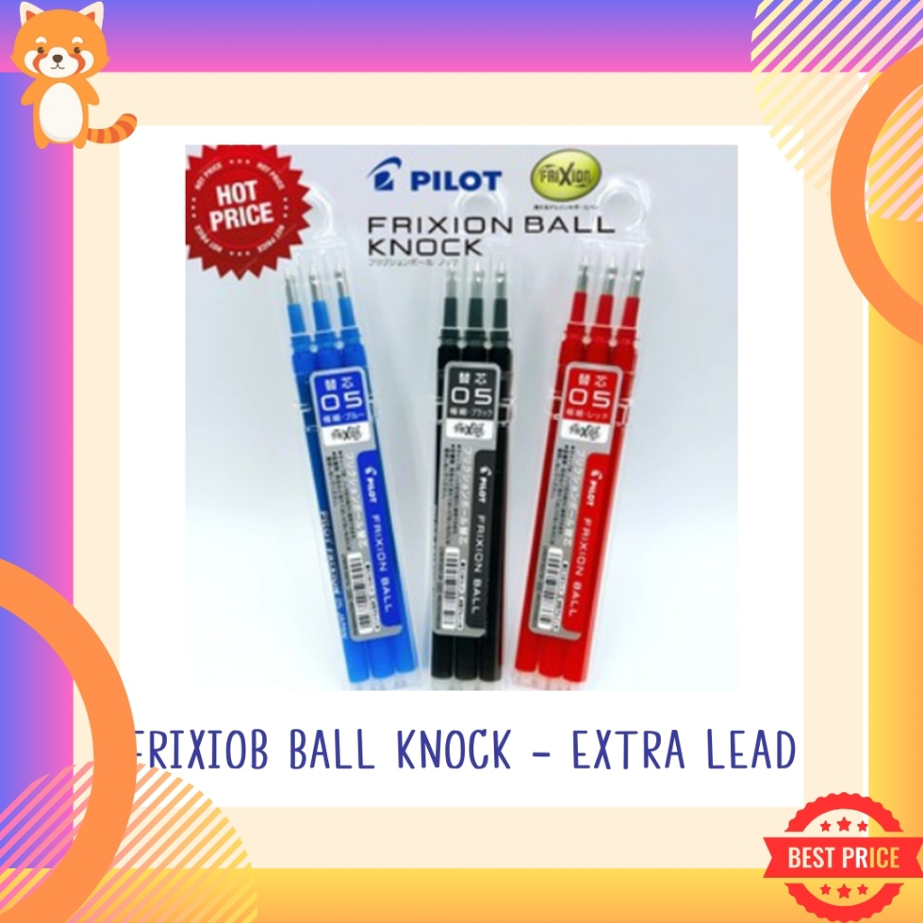 ไส้ปากกาลบได้ Refill สำหรับ Pilot Frixion Knock ขนาด 0.4 และ 0.5 ปากกาลบได้