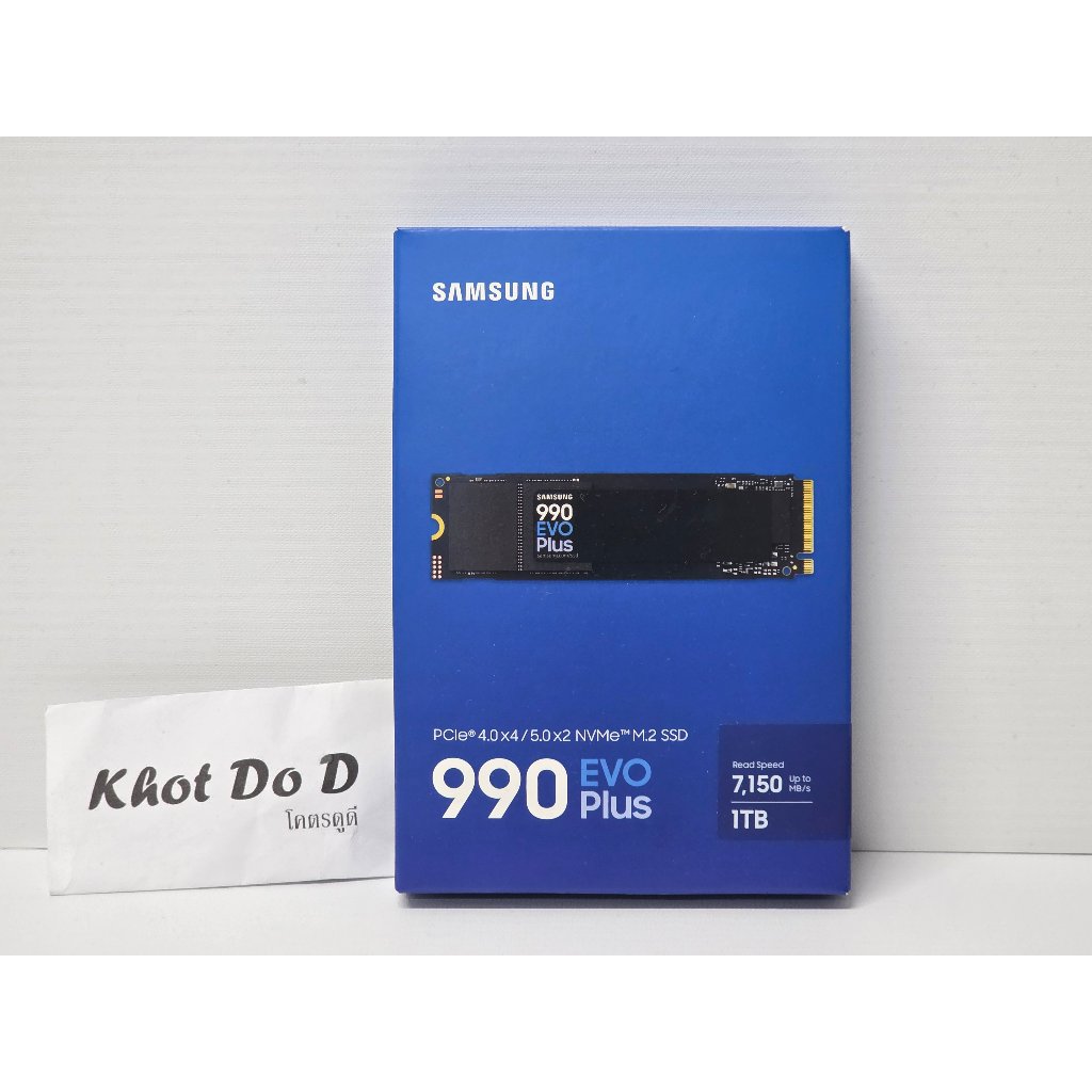 [จัดส่งฟรี พร้อมส่ง] SSD M.2 NVMe SAMSUNG 990 EVO PLUS 1TB ของใหม่ !! ประกัน Sis / Ascenti 5 ปี