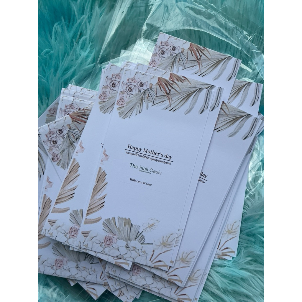 แผ่นรองของชำร่วยของระลึกเปลี่ยนข้อความฟรีแถมซอง