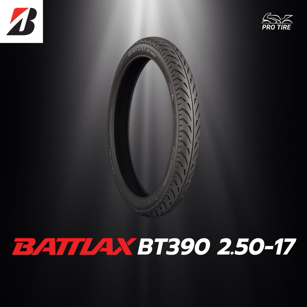 🇯🇵BT390 2.50-17  BRIDGESTONE BATTLAX (ยางซิ่งขอบ17“)