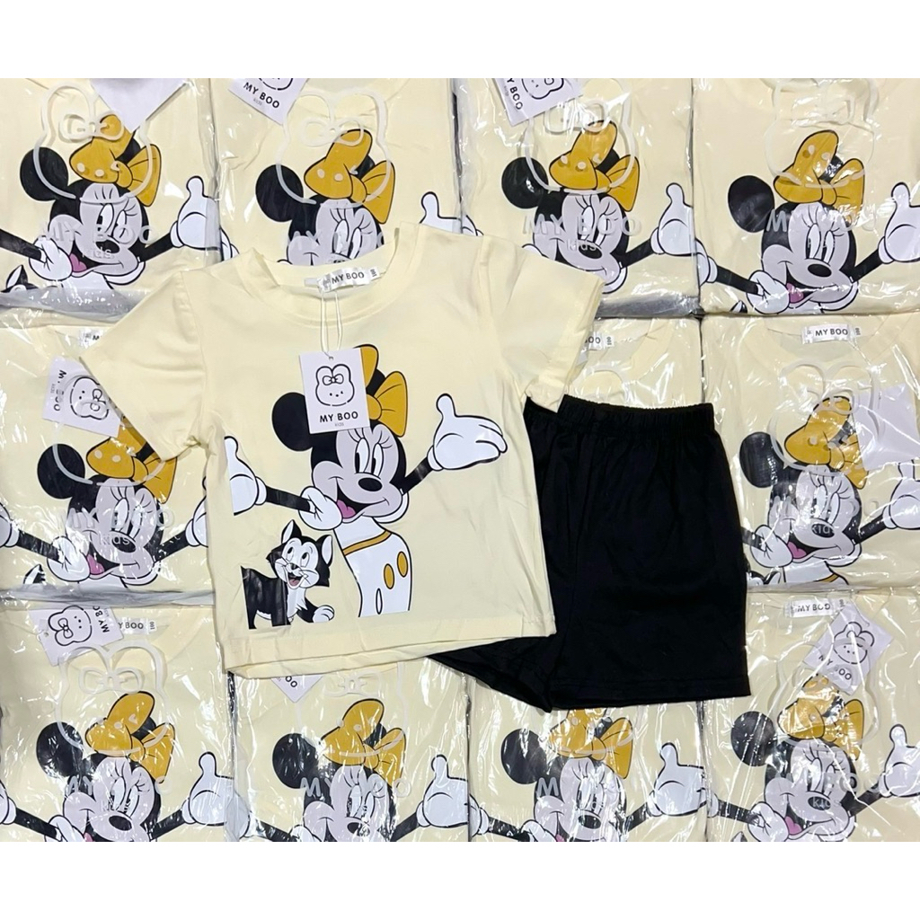 ดูงานจริงรูปสุดท้ายก่อนกดสั่ง ชุดเซ็ตลูกสาว Minnie กางเกงเลกกิ้ง น่ารัก ราคา ถูกที่สุด ดีลบีเคเค แกลเลอรีภาพที่ 6