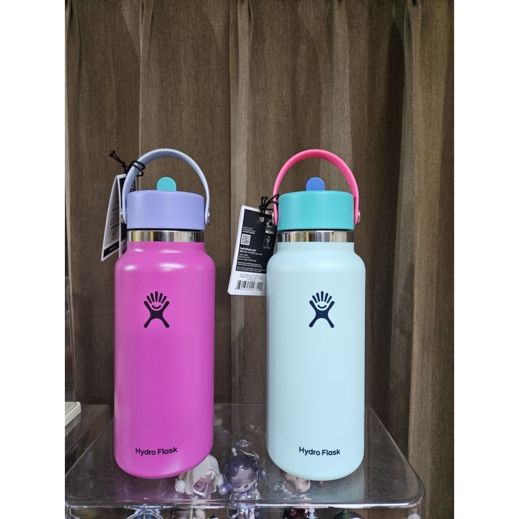 Hydro Flask Wide Mouth With Flex Straw Cap 24 และ 32 OZ กระติกน้ำสูญญากาศ เก็บความร้อน เก็บความเย็น รุ่น Limited Edition