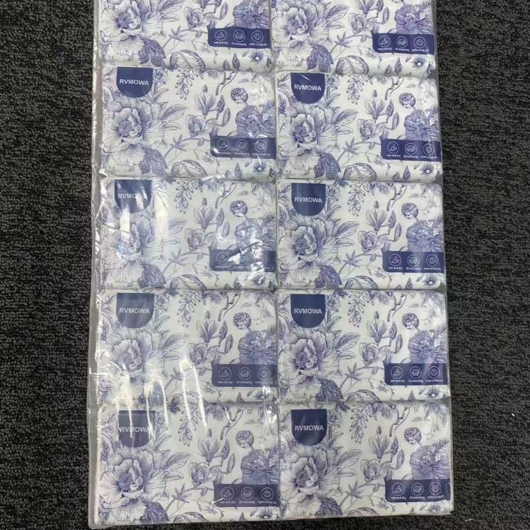ZJ-02 RVMOWA【10ห่อ/20ห่อ】กระดาษทิชชู่ตั้งโต๊ะ มาตรฐาน GB/T20808