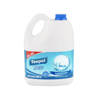 Teepol ทีโพล์น้ำยาล้างจานผลิตภัณฑ์ขจัดคราบสกปรก 3600 มล.