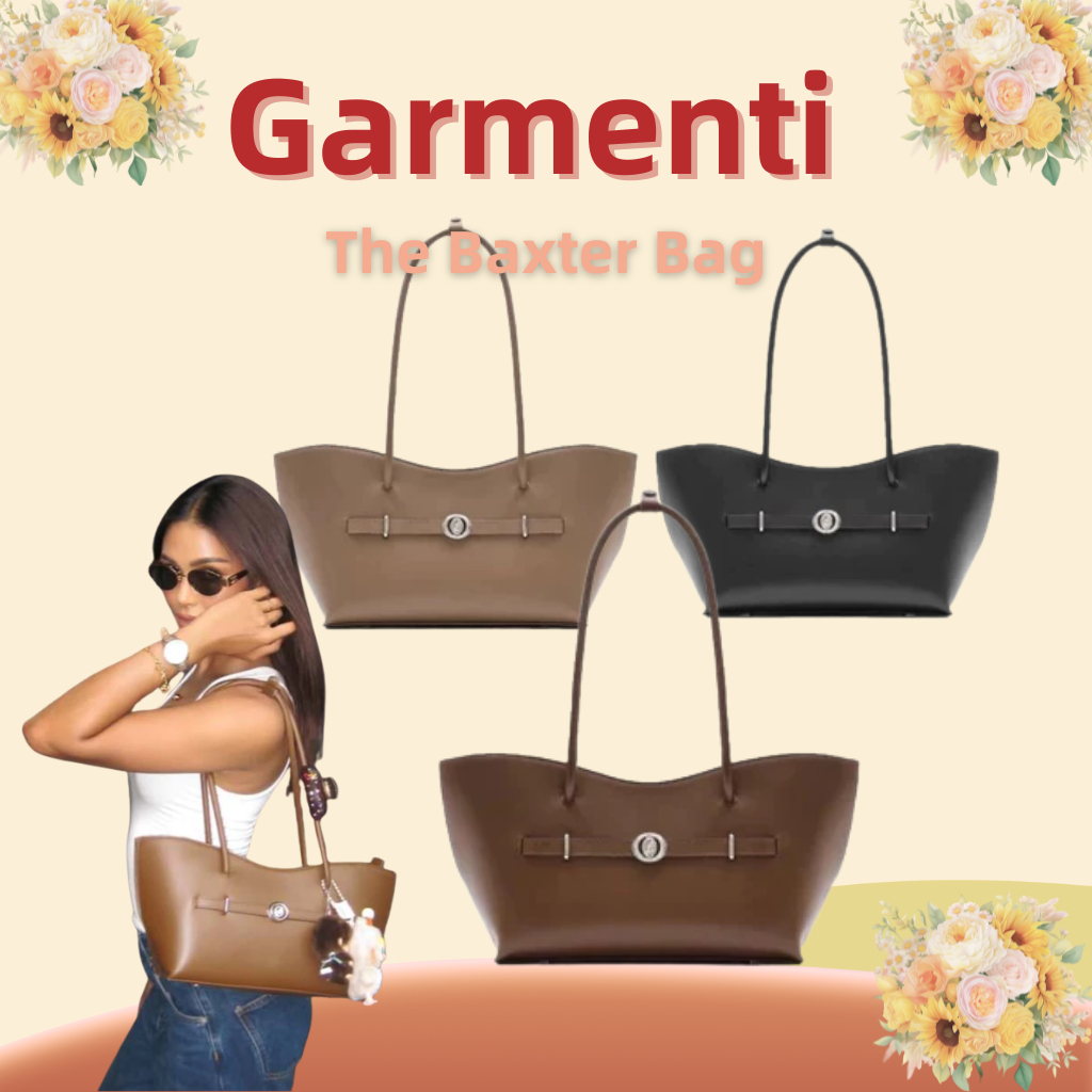 Garmenti The Baxter Bag 👜 Leather Wood With กระเป๋าถือ สะพายข้าง🚚พร้อมส่ง💯ของแท้
