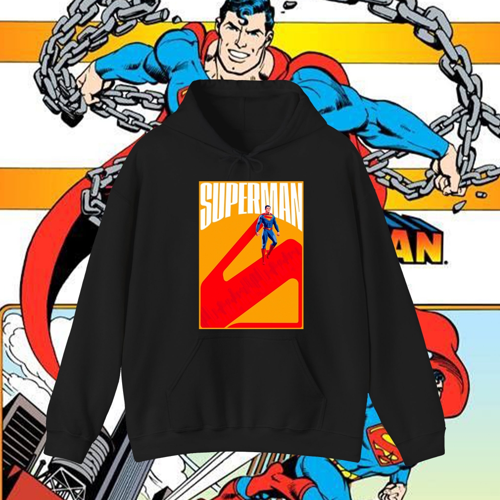 Hoodies ผู้ใหญ่ Superman (ภาพยนตร์ 2025) ระบายอากาศได้ เสื้อฮู้ด นุ่มและสบาย Suitable for daily wear （M-3XL）