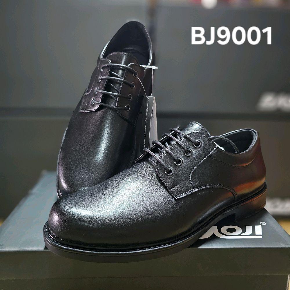 Baoji รองเท้าคัชชูหนัง Microfiber (ไม่เป็นรอยย่น) สีดำ รุ่น BJ9001 ผูกเชือก  ไซส์ 39-46