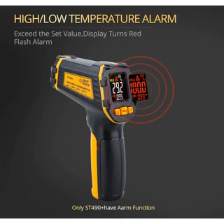 เครื่องวัดอุณหภูมิอินฟาเรด รุ่นST490 SmartSensor คุณภาพสูงหน้าจอดิจิตอล วัดไกล รวดเร็วแม่นยำ 10021